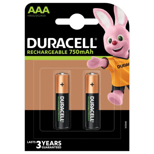 BATTERIA MINISTILO RICARICABILE AAA 750MAH BLISTER 2PZ DURACELL DU70